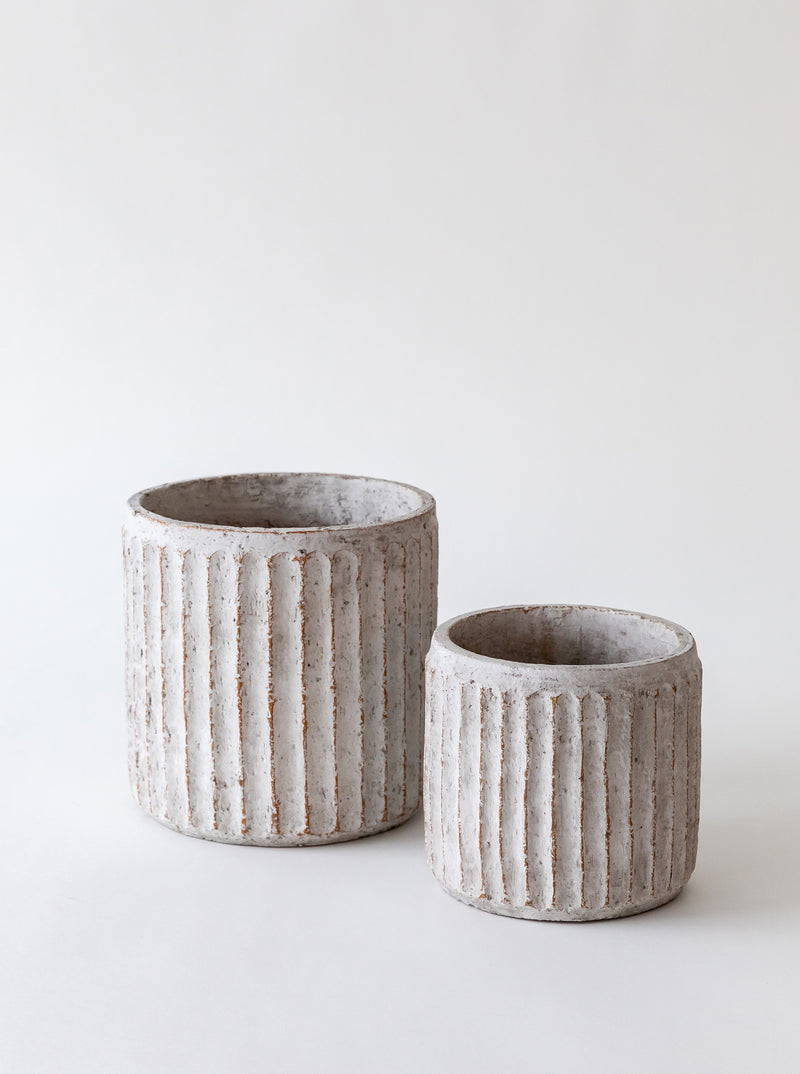 Fluted Pots | Set of 2