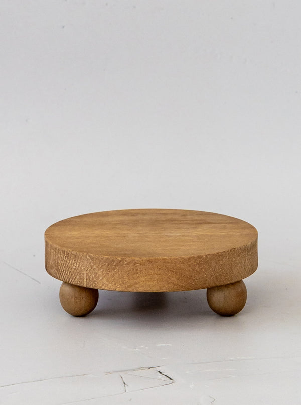 Mini Wood Pedestal