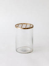 Brass Frog Flower Vase