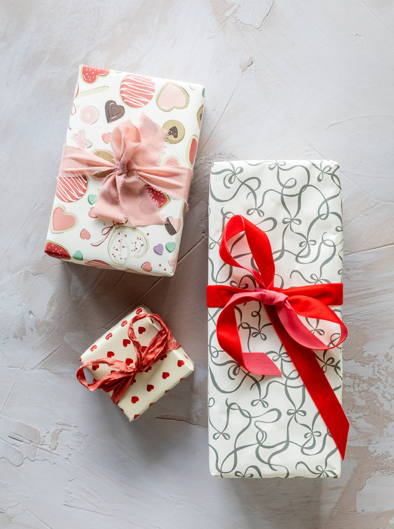 Valentine's Cookie Wrapping Paper