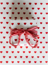 Red Hearts Wrapping Paper Roll