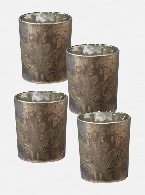 Shimmer Leaf Votive