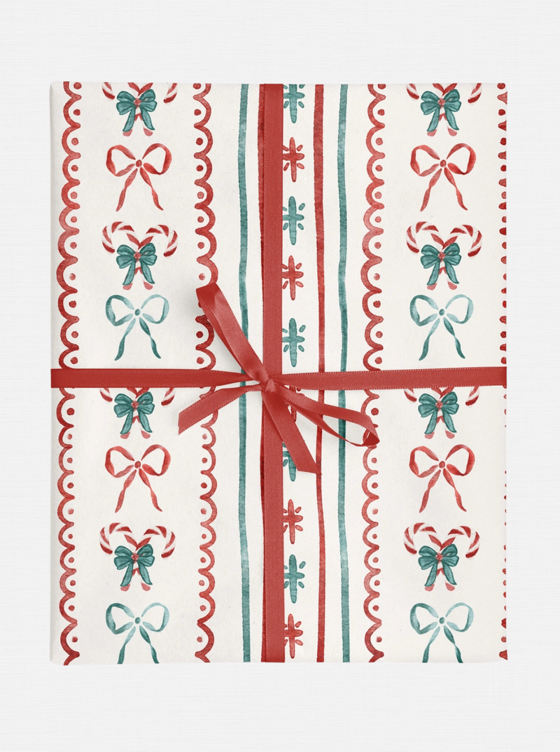 Holiday Stripe Wrapping Paper