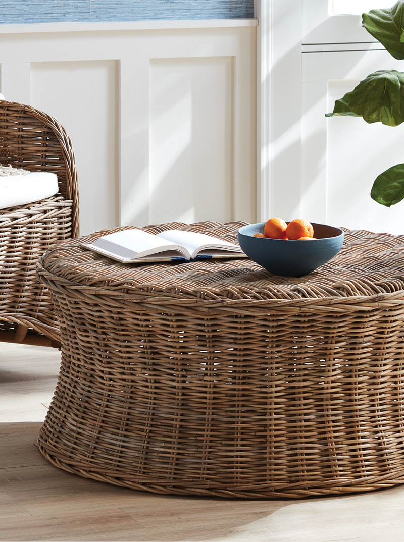 Norman Rattan Coffee Table