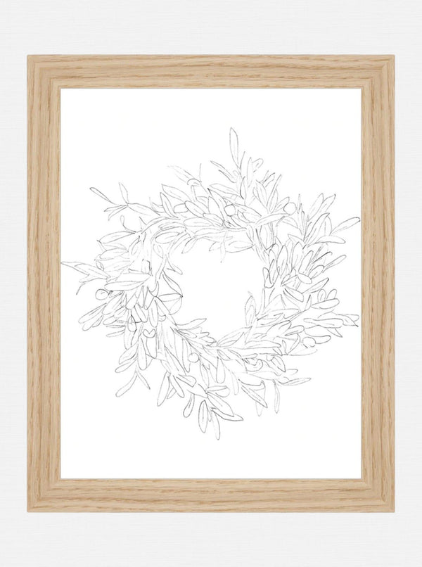 Olive Wreath Sketch
