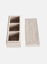 Polly Rattan 3-Compartment Box