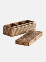 Polly Rattan 3-Compartment Box