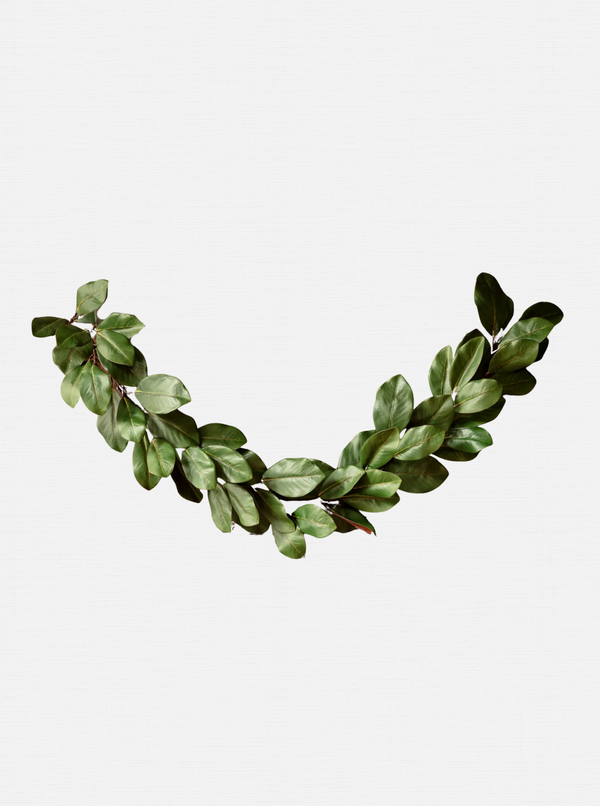 Faux 6' Magnolia Garland