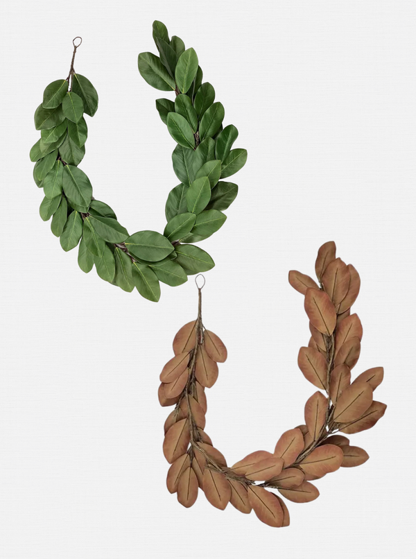 Faux 6' Magnolia Garland