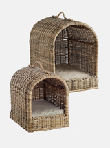 Rattan Canopy Pet Bed