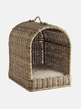 Rattan Canopy Pet Bed