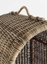 Rattan Canopy Pet Bed