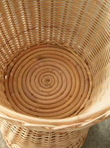 Rattan Footed Urn