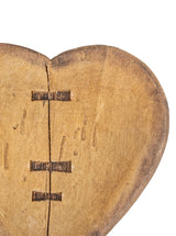 Carved Wood Heart Tray