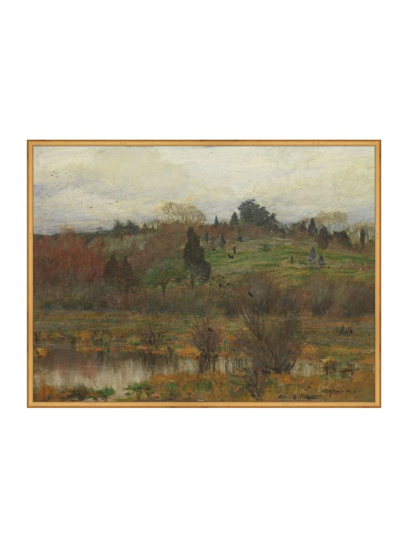 Antique Hillside - HJART0173 - GLD - 30x40