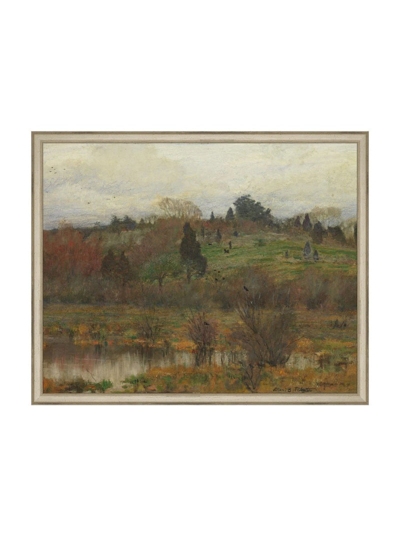 Antique Hillside - HJART0173 - SIL - 16x20