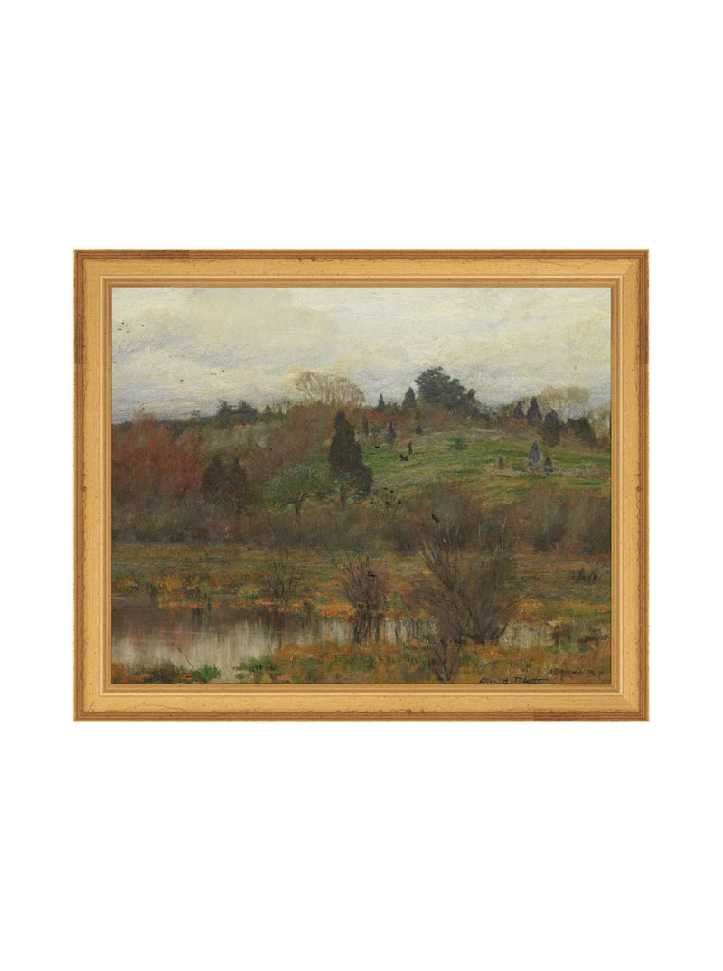 Antique Hillside - HJART0173 - GLD - 8x10
