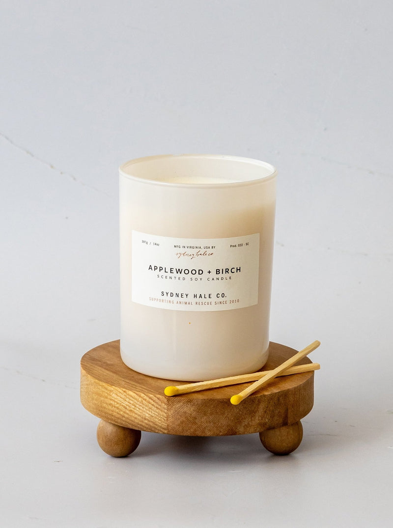 Applewood & Birch Candle - HJHOL0186 - OS