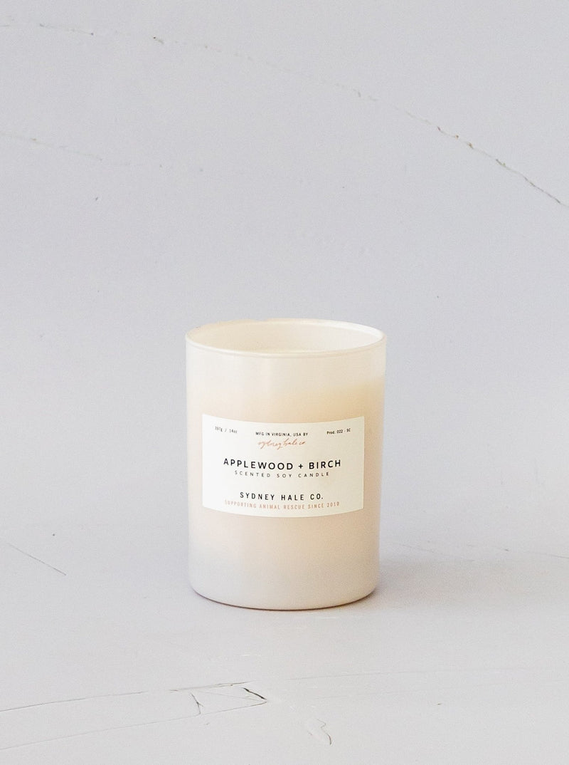 Applewood & Birch Candle - HJHOL0186 - OS