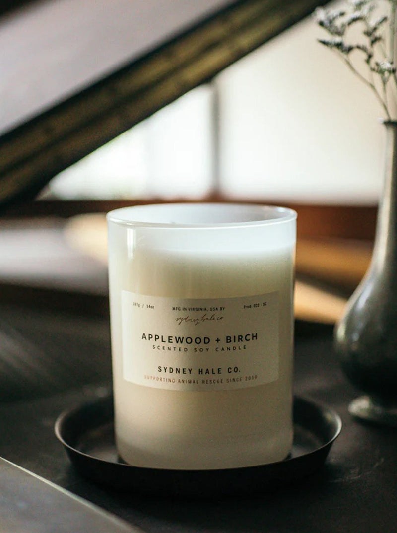 Applewood & Birch Candle - HJHOL0186 - OS
