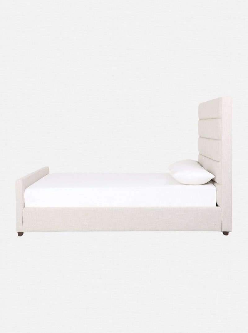 Arden Bed - HJBED0011 - QN - WHT