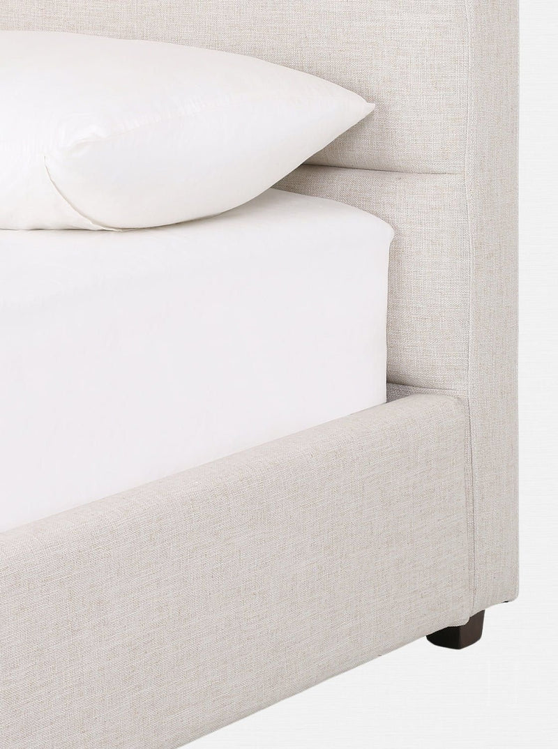 Arden Bed - HJBED0011 - QN - WHT