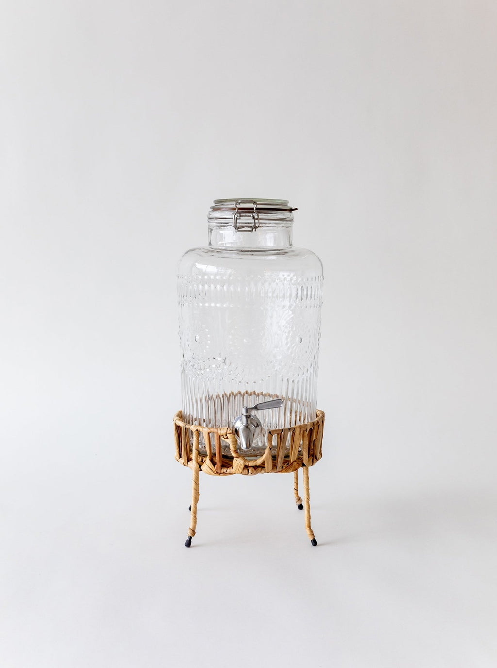 Beverage Dispenser & Wicker Base