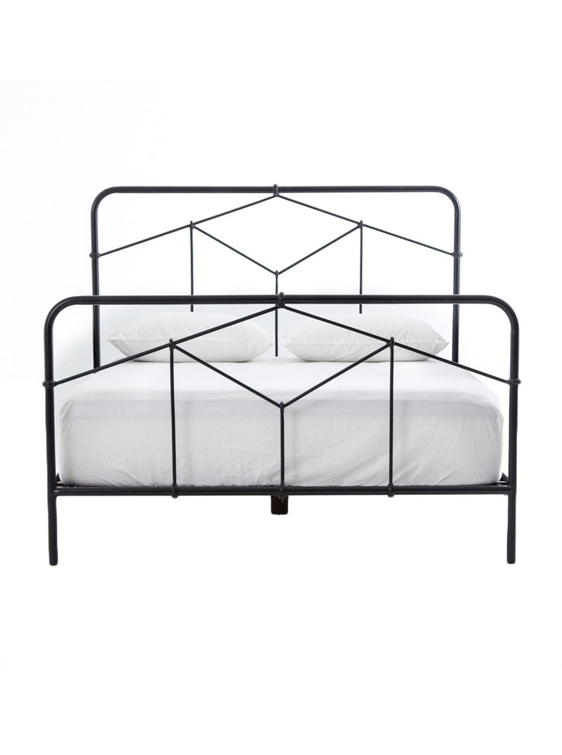 Carli Bed - HJBED0016 - QN - BLK