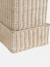 Charlie Rattan Pedestal - HJDRP0008 - TL - WHT