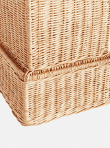 Charlie Rattan Pedestal - HJDRP0008 - TL - WHT