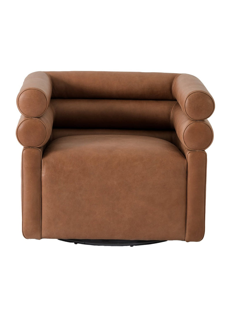 Clyde Swivel Chair - HJCHR0269 - BRN