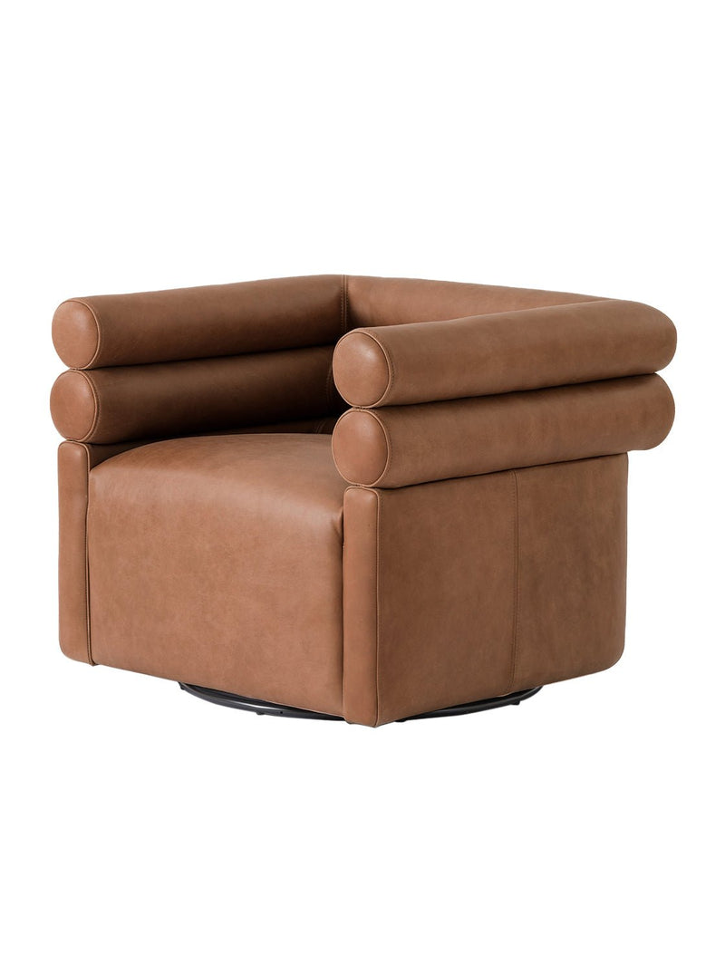 Clyde Swivel Chair - HJCHR0269 - BRN
