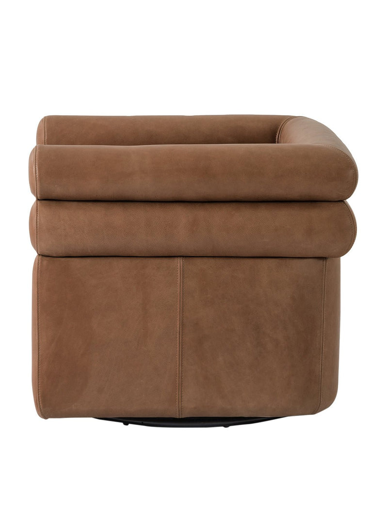 Clyde Swivel Chair - HJCHR0269 - BRN