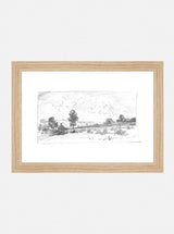 Countryside Sketch 1 - HJART0033 - OAK - 8x11