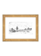 Countryside Sketch 1 - HJART0033 - GLD - 8x11