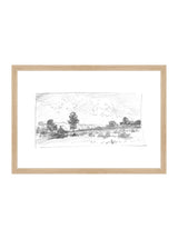 Countryside Sketch 1 - HJART0033 - OAK - 14x20