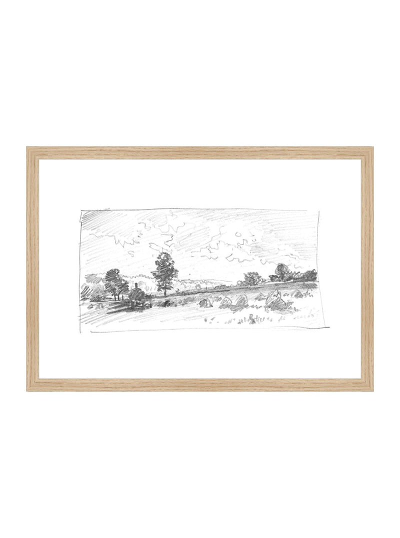 Countryside Sketch 1 - HJART0033 - OAK - 14x20