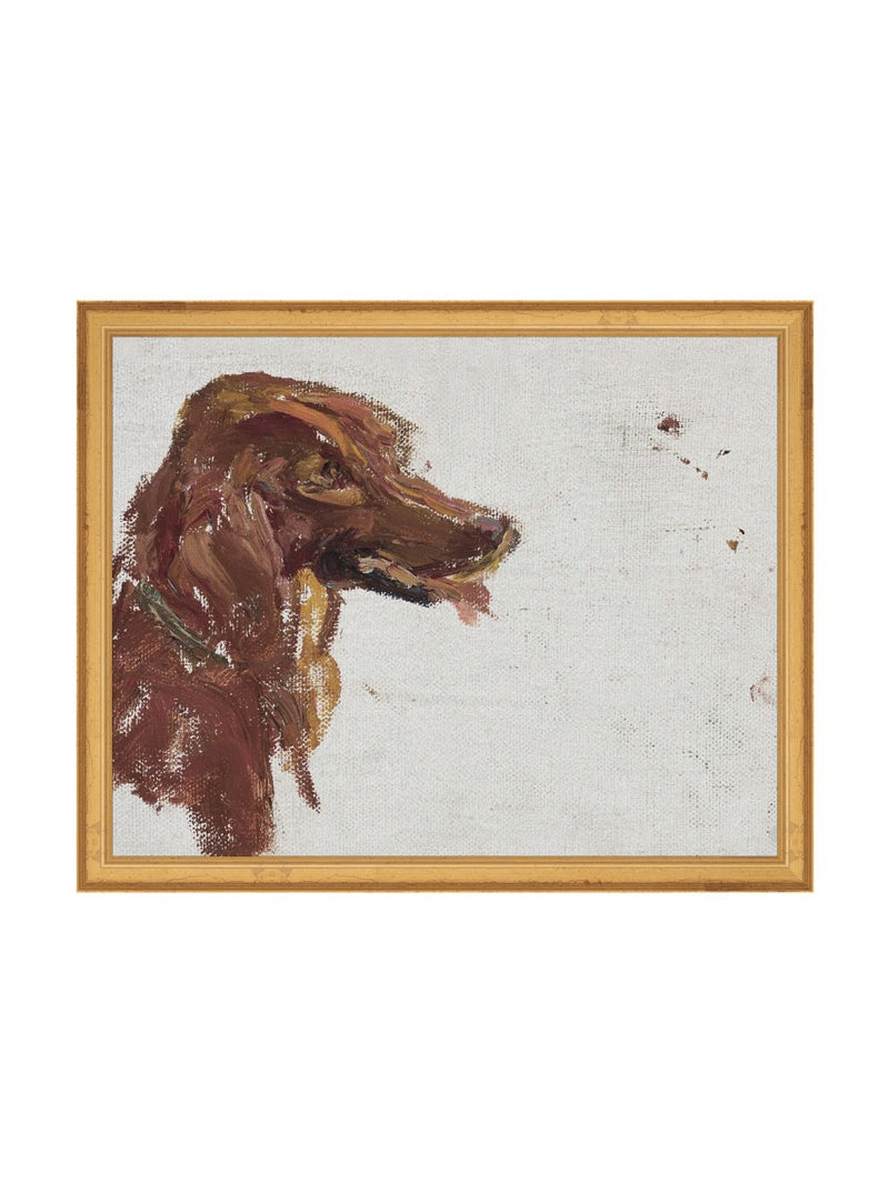 Dog Study - HJART0210 - GLD - 11x14