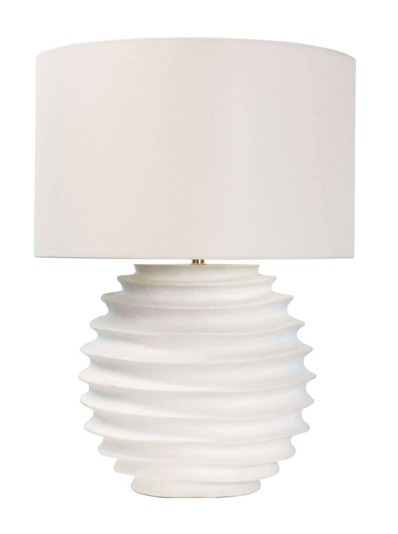 Ensley Round Table Lamp - HJLHT0210 - R - WHT