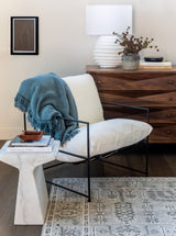 Ensley Round Table Lamp - HJLHT0210 - R - WHT