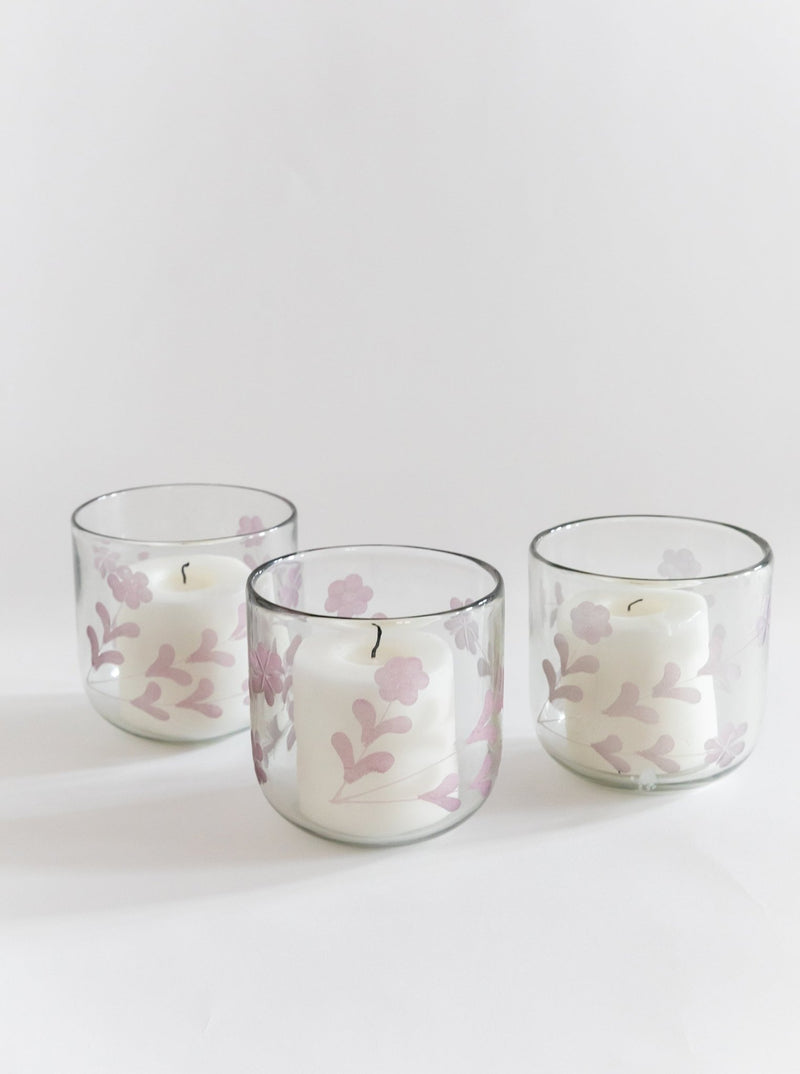 Etched Petal Votive - HJDCR0434 - OS