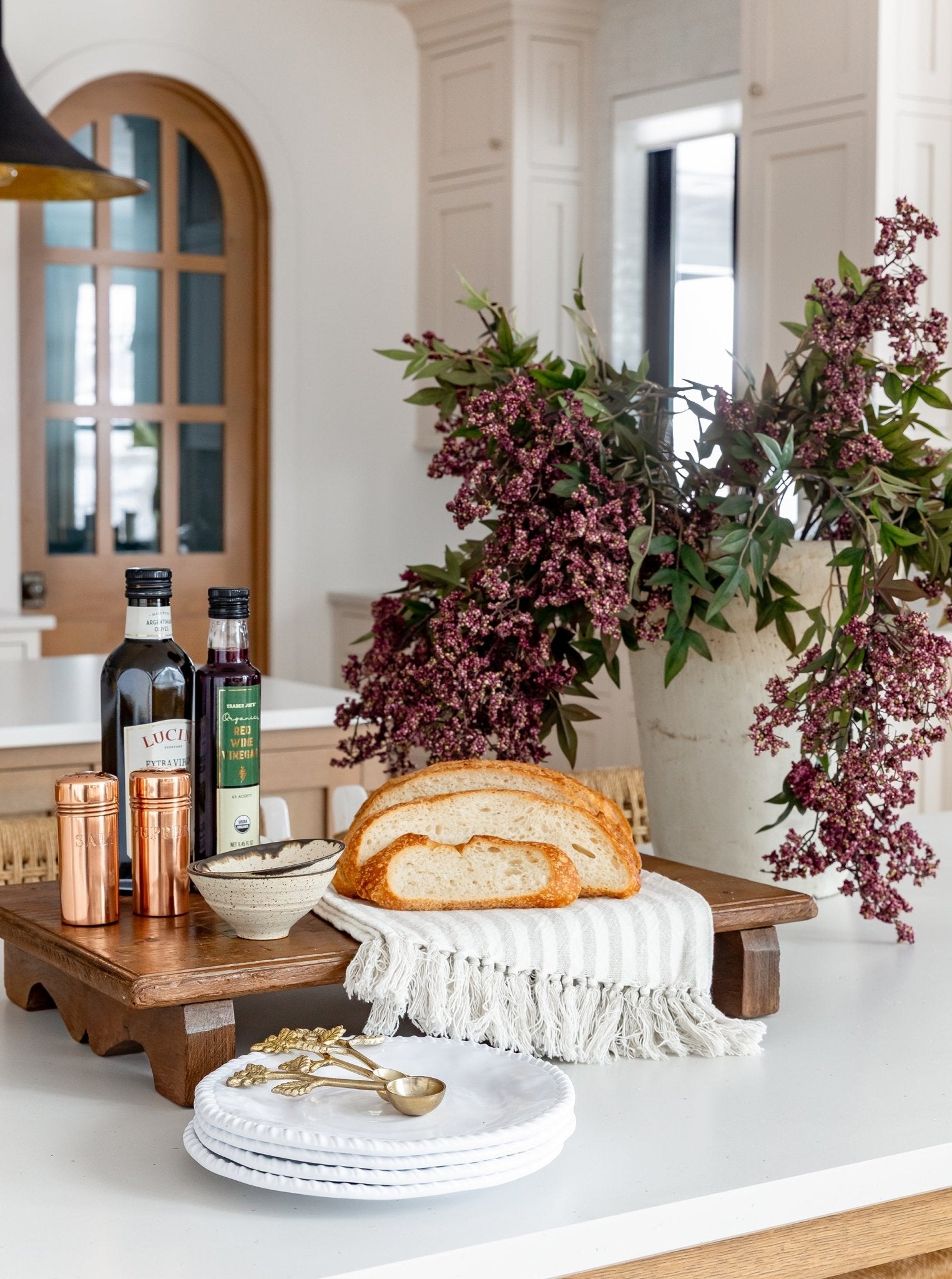 Dusty Plum Stem – Lifelike Floral Accent – House of Jade Home