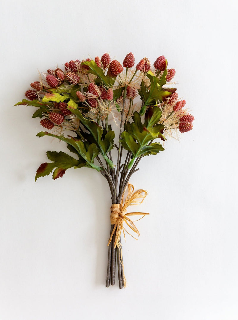 Faux Mini Thistle Bouquet - HJGRN0074 - OS