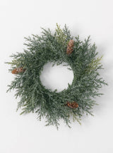 Flocked Mini Wreath - HJHOL0119 - OS