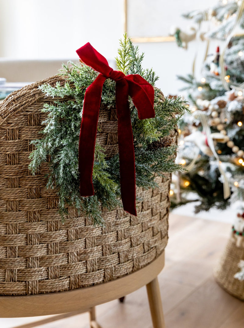 Flocked Mini Wreath - HJHOL0119 - OS