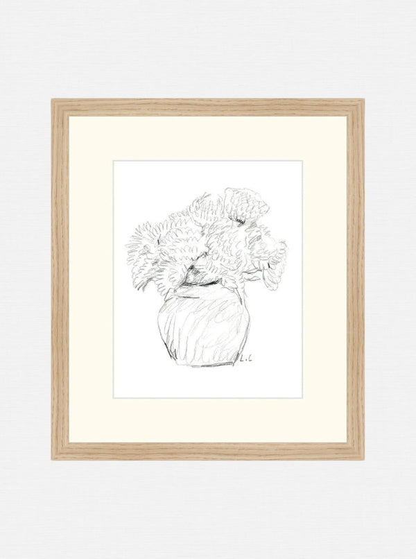 Flower Vase Study - HJART0226 - OAK - 13X15