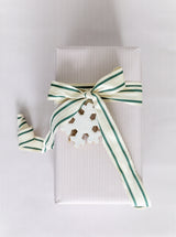 Green Double Stripe Ribbon - HJHOL0150 - OS