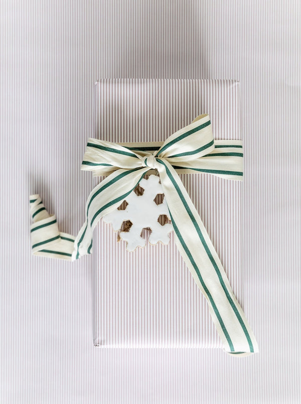 Second picture of Green Double Stripe Ribbon