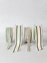 Green Double Stripe Ribbon - HJHOL0150 - OS