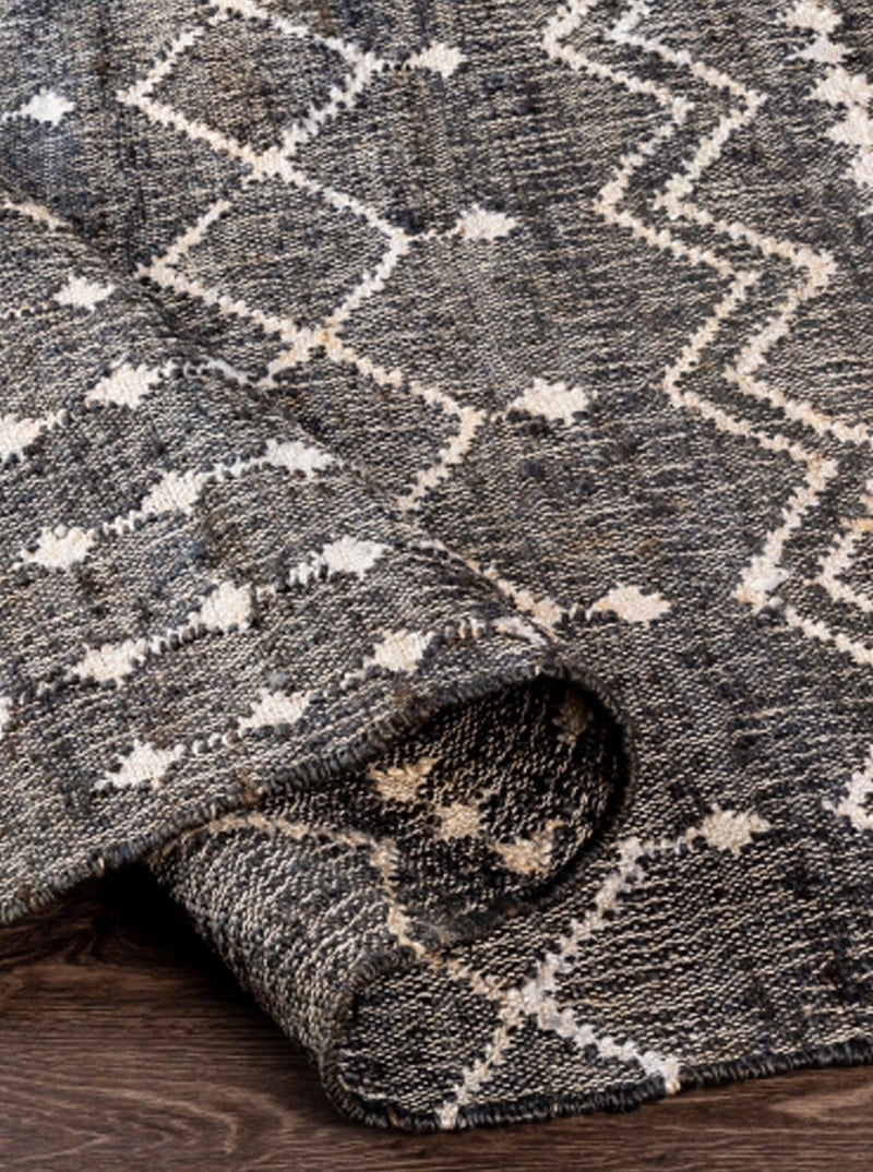 Hana Charcoal Rug Swatch - HJRUG0063 - SW